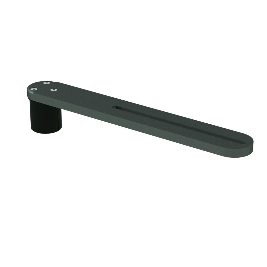 Schwenkarm 350 mm für Laptop-Halterung mit Gelenkzapfen, Ende frei Schwenkarm 350 mm für Laptop-Halterung mit Gelenkzapfen, Ende frei
