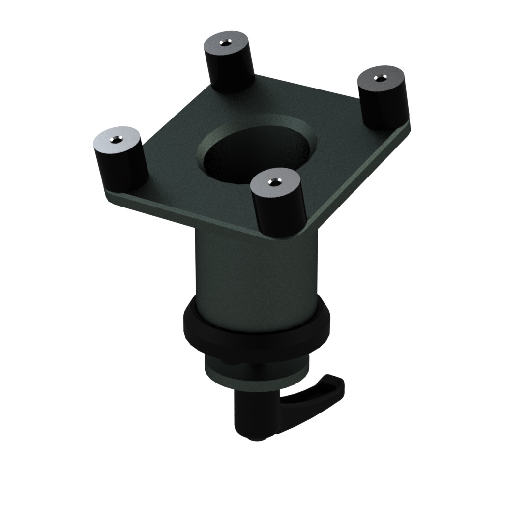 Adapter für Platte Laptop-Halterung 60x60, mit Feststellhebel und Gleitplatte, 15 Grad Neigung Adapter für Platte Laptop-Halterung 60x60, mit Feststellhebel und Gleitplatte, 15 Grad Neigung