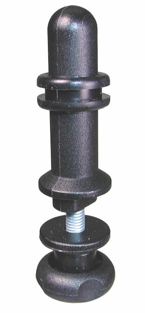 Haltesäule Standard 45 mm hoch mit Flügelmutter Haltesäule Standard 45 mm hoch mit Flügelmutter