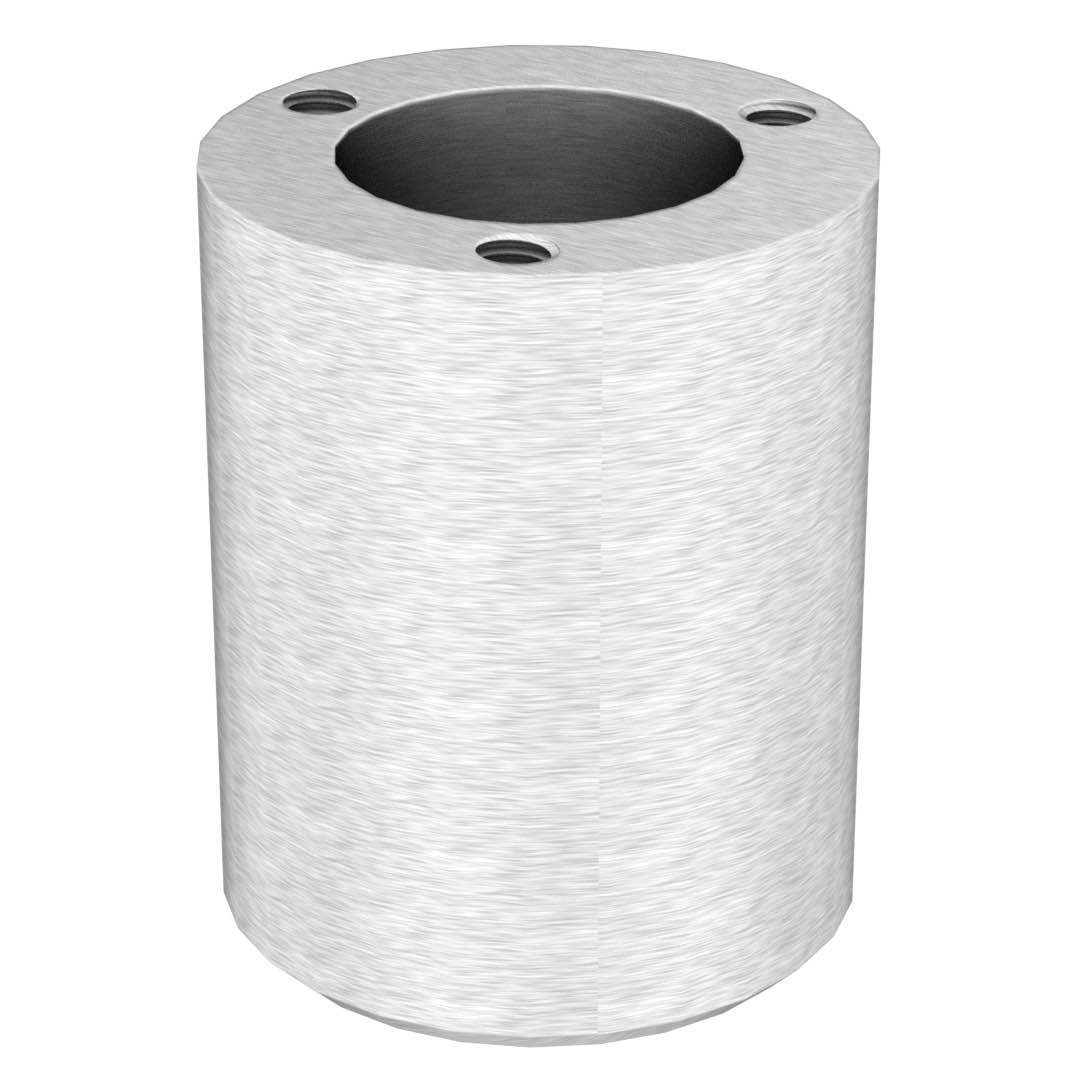 Gelenkzapfen 50mm für Laptop-Haltesystem aus eloxiertem Aluminium ohne Gleitmuffe Gelenkzapfen 50mm für Laptop-Haltesystem aus eloxiertem Aluminium ohne Gleitmuffe