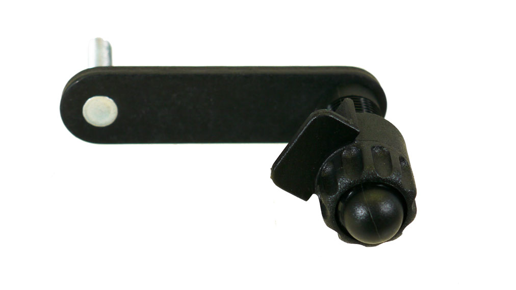 Einstellschiene 60 mm mit Haltesäule 45 mm, ohne Flügelmutter Einstellschiene 60 mm mit Haltesäule 45 mm, ohne Flügelmutter