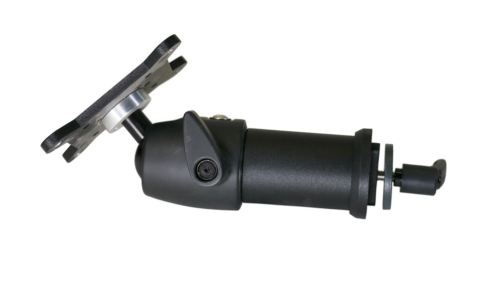 Kugelgelenk KG-28 auf Säule 50 mm mit VESA 60/75 für Laptop-Halterung Kugelgelenk KG-28 auf Säule 50 mm mit VESA 60/75 für Laptop-Halterung