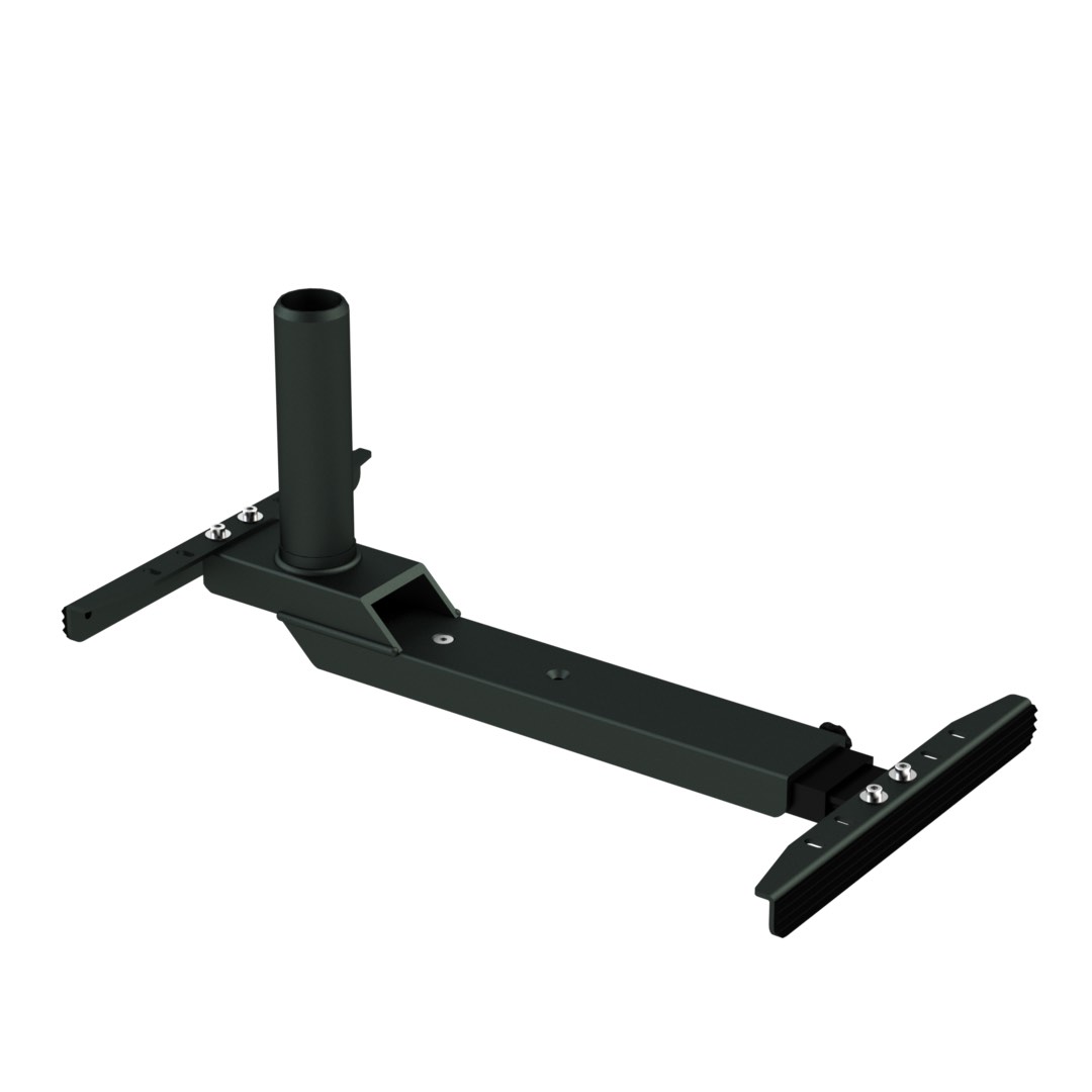 Universal-Einspreizbasis für Laptop-Halter im PKW Universal-Einspreizbasis für Laptop-Halter im PKW