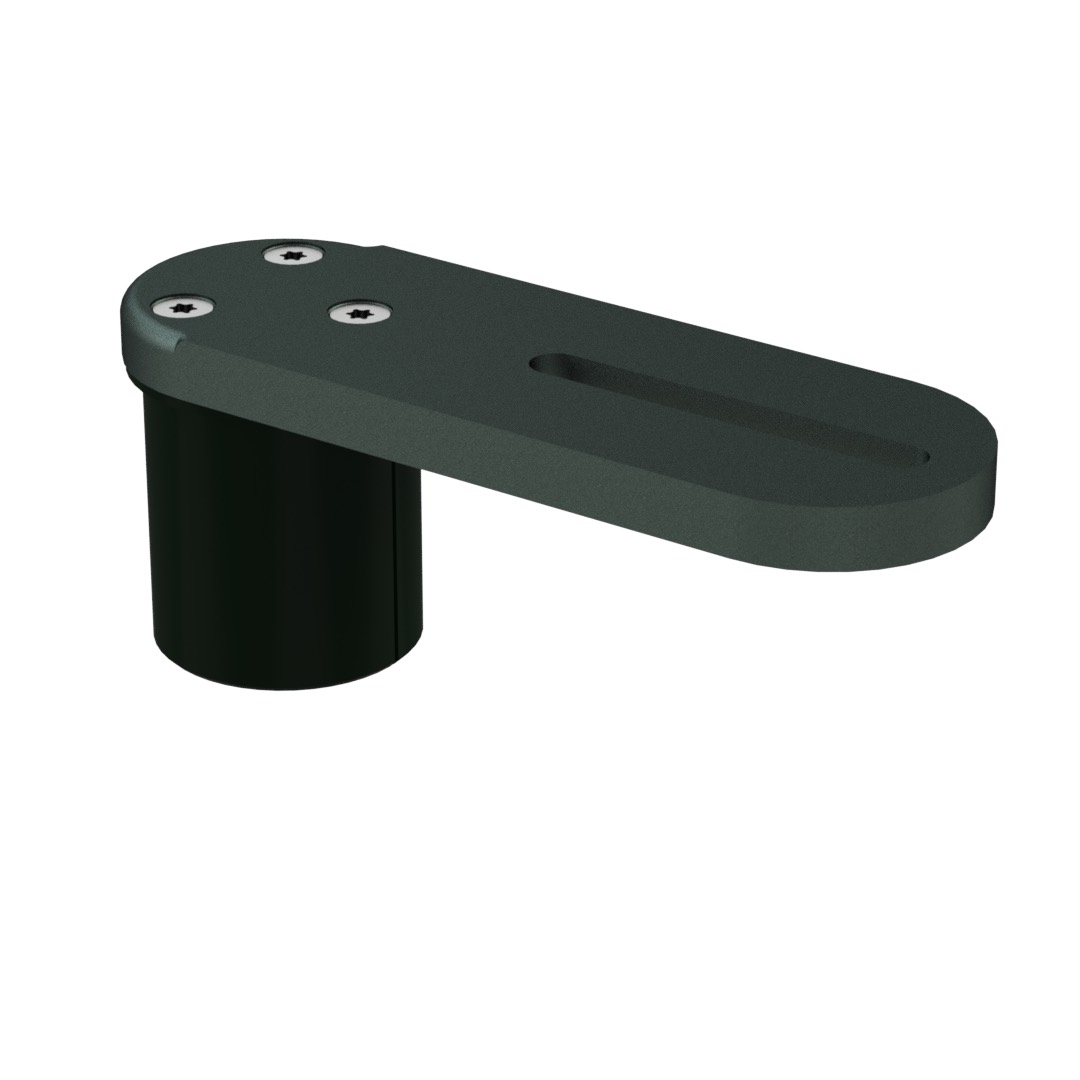 Schwenkarm 150mm für Notebook-Halterung mit Gelenkzapfen, Ende frei Schwenkarm 150mm für Notebook-Halterung mit Gelenkzapfen, Ende frei